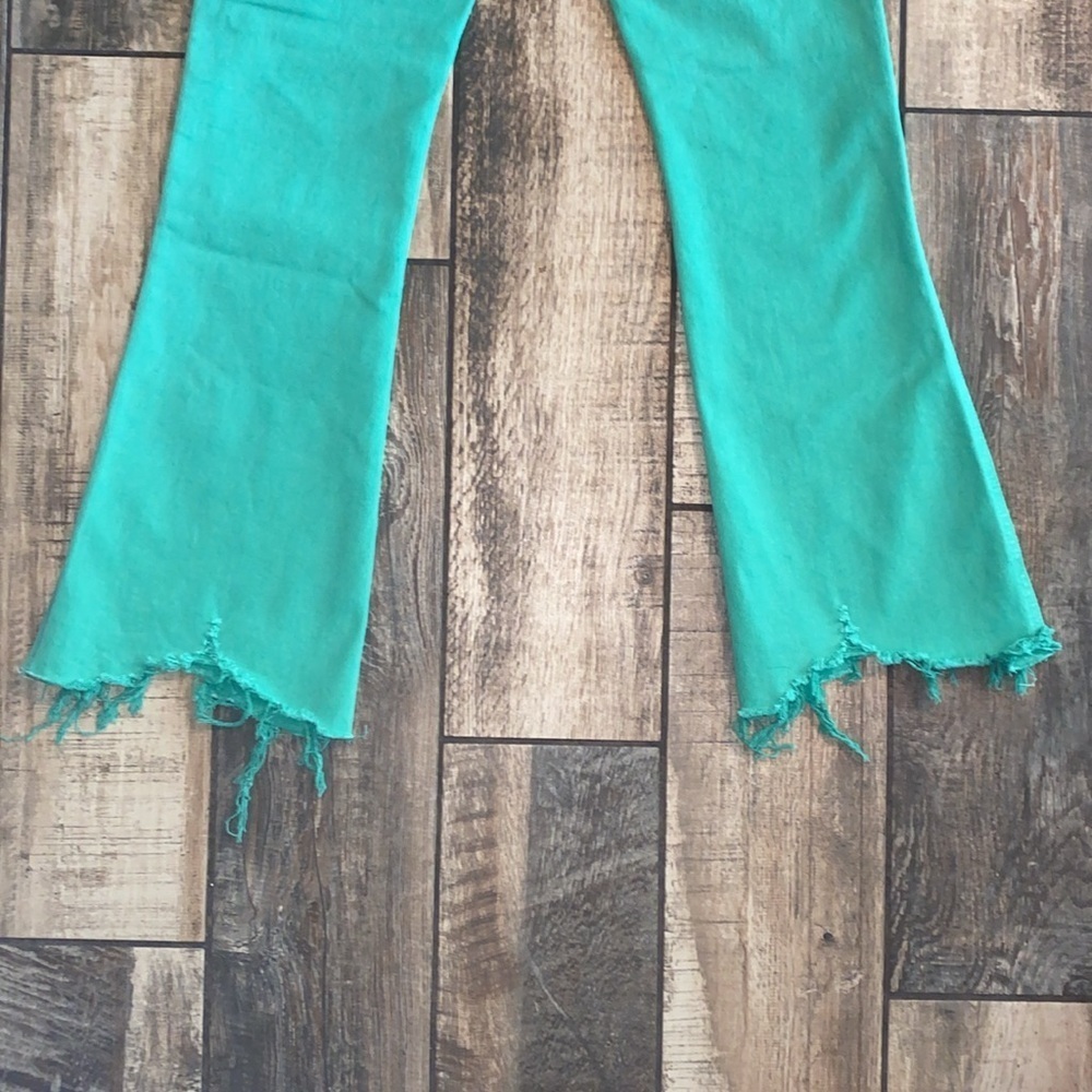 Mica Gia High Rise Crop Flare Women's Flare Jeans 🆕 - Picture 6 of 12